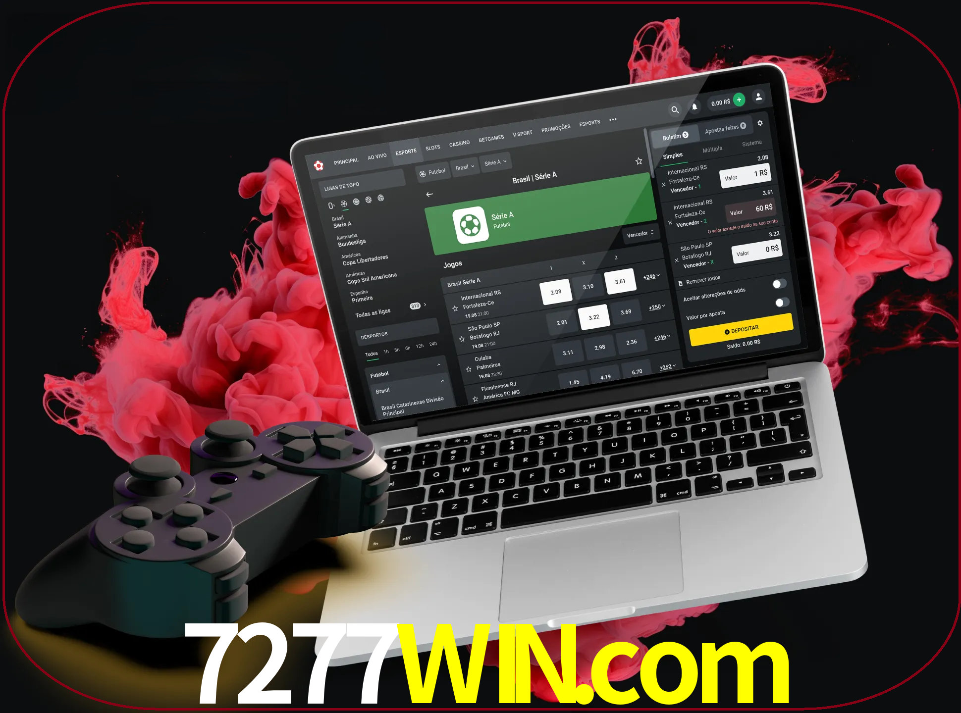 Visite a secção especial de jogos de vídeo em 7277win para descobrir em que jogos pode apostar e ganhar muito dinheiro.