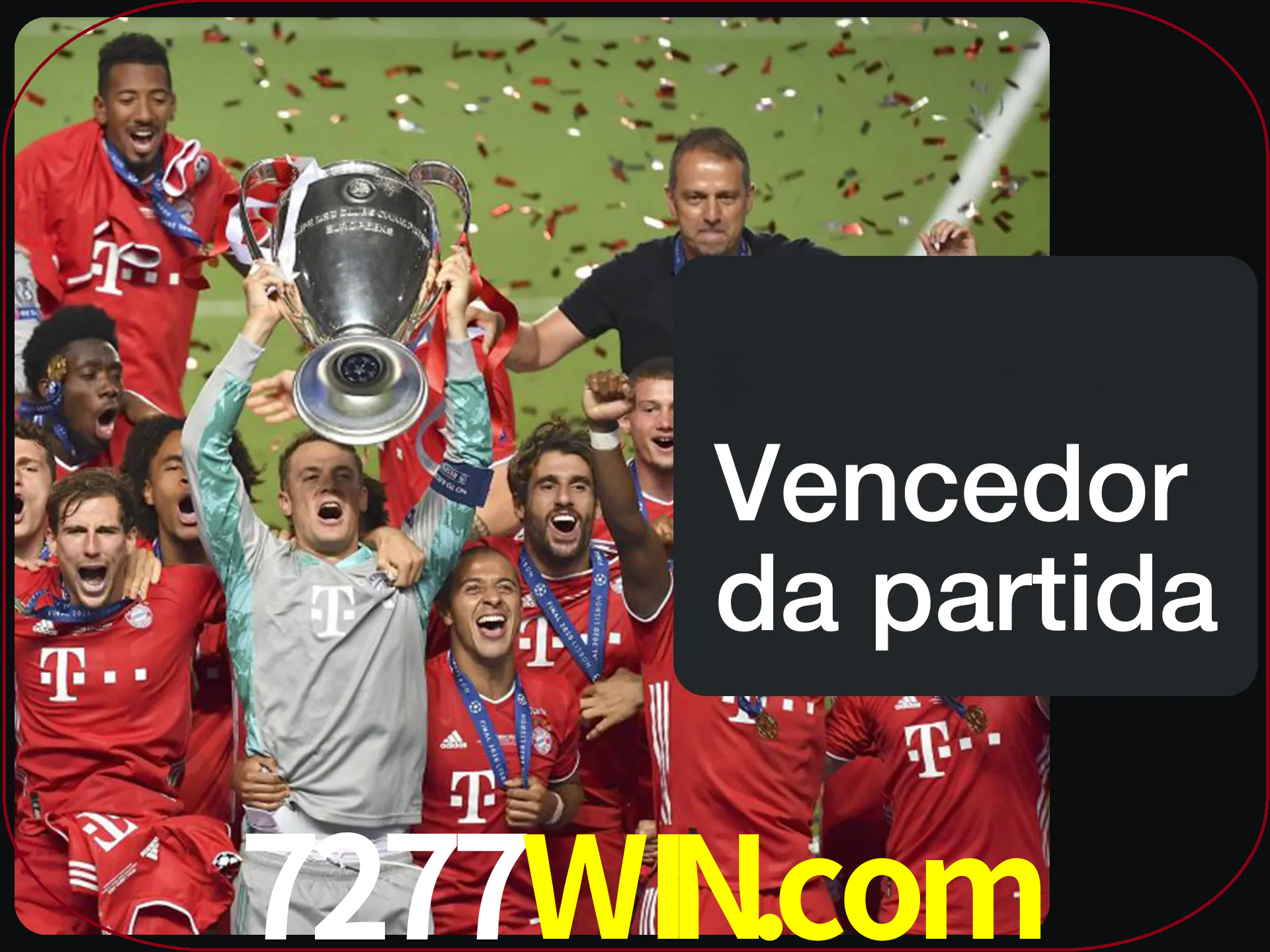 Aposte no vencedor e ganhe uma grande quantia de dinheiro.