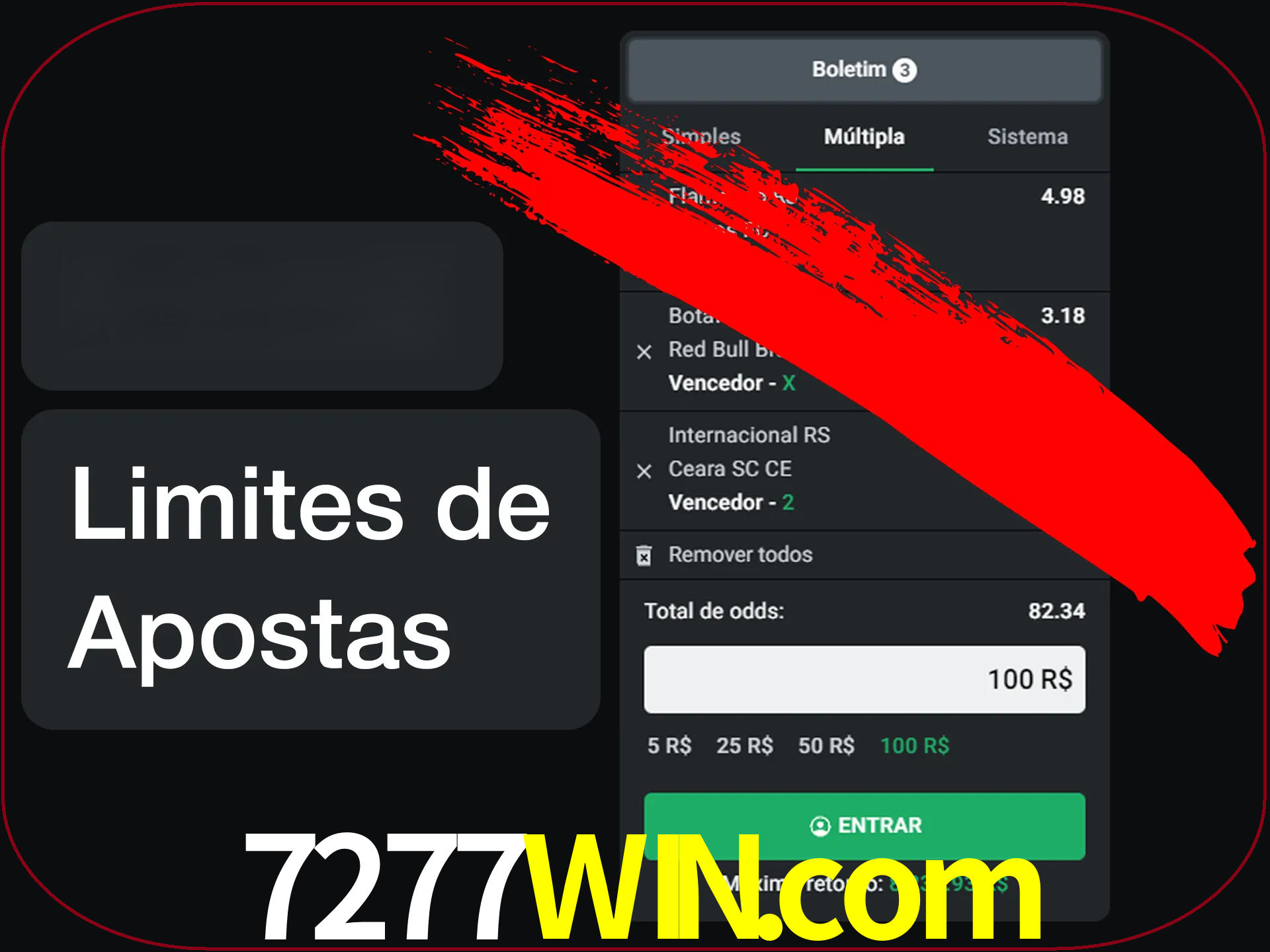 Não faça apostas loucas.